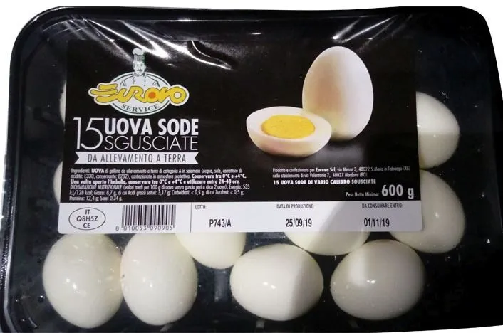 Uova Sode Sgusciate