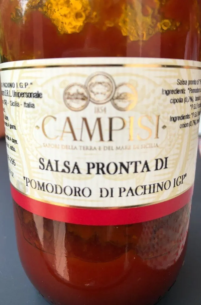 Salsa pronta di pomodoro di pachino IGP