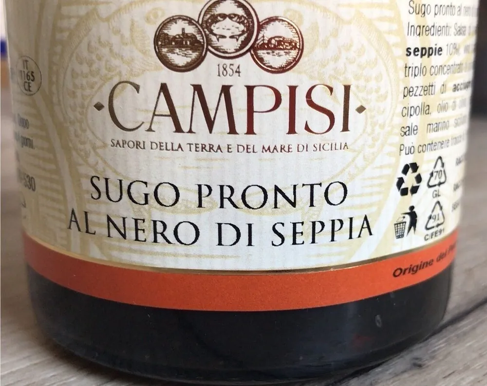 Sugo Pronto Nero di Seppia