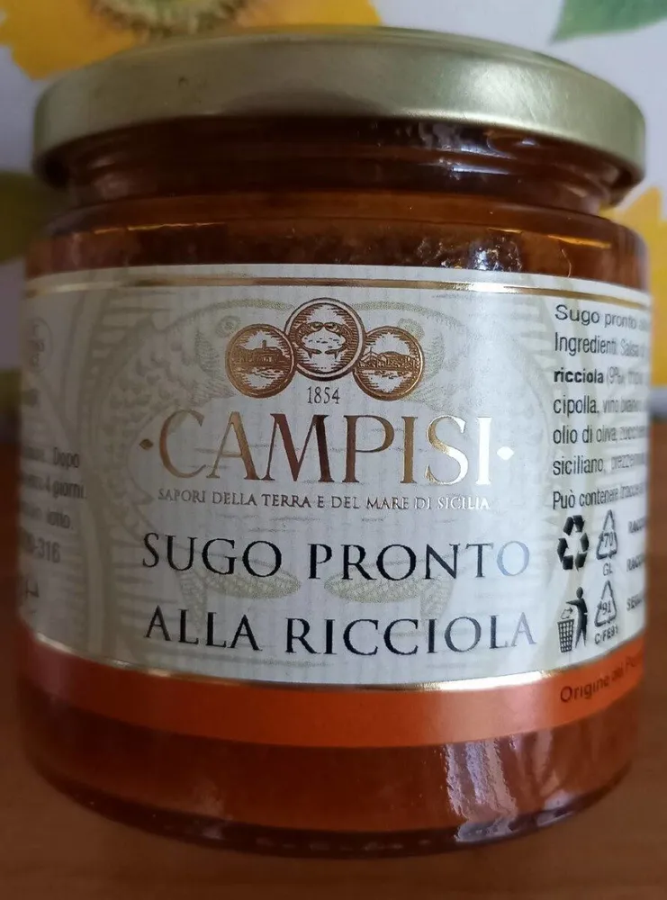 SUGO PRONTO ALLA RICCIOLA