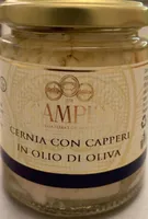 Cernia con capperi in olio di oliva
