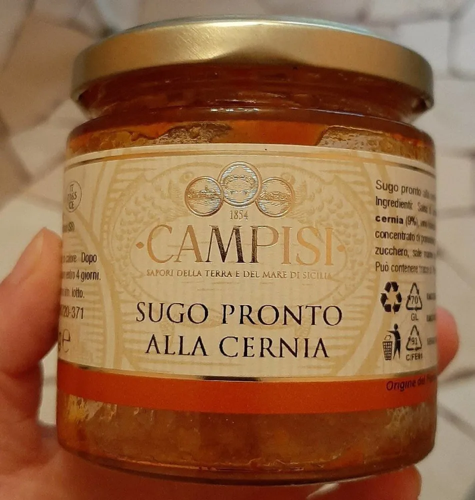 Sugo pronto alla cernia