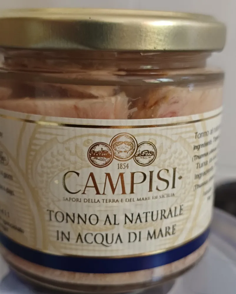 Tonno al Naturale in acqua di mare