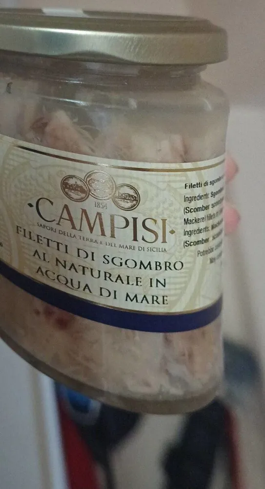 Filetti di Sgombro al naturale in acqua di mare