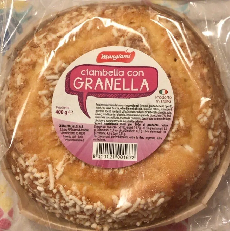 Ciambella con granella