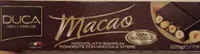 Macao nocciolato gianduia fondente con nocciole intere