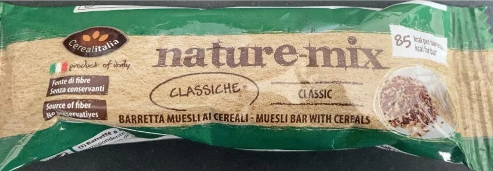 Barretta ai muesli ai cereali