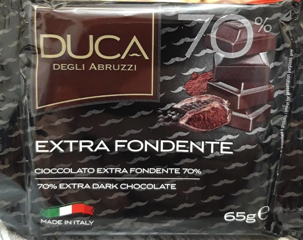 Cioccolato extra fondente 70%
