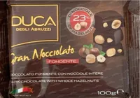 Cioccolato fondente nocciolato