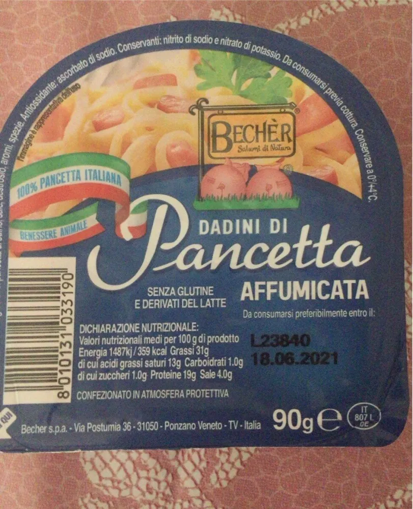 Pancetta affumicata
