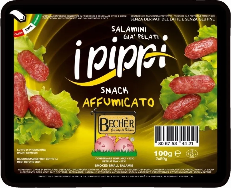 IGPippi salaminIGPelati snack affumicato