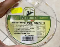 Olive verdi dolci giganti