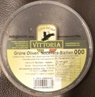 Grüne Oliven Nocellara-Sizilien