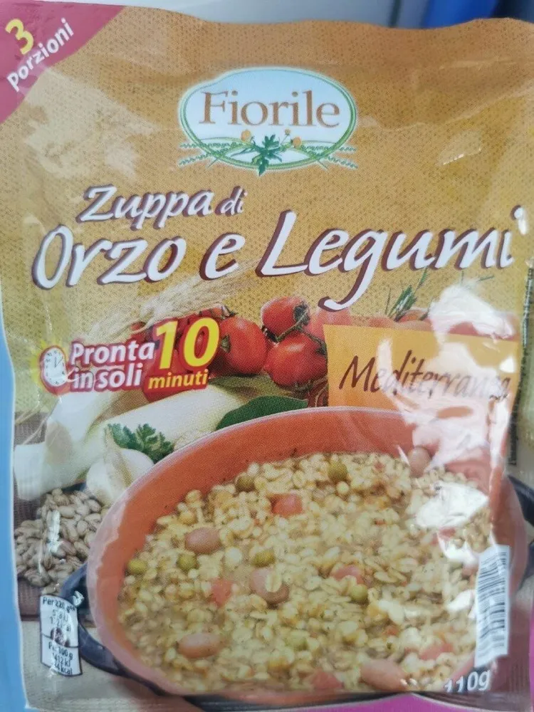 Zuppa di orzo e legumi