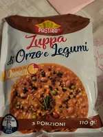 Zuppa di orzo e legumi