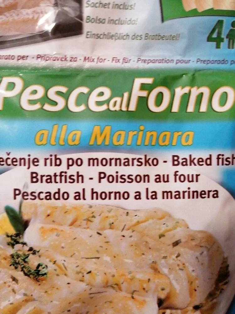 Pesce al forno alla marinara