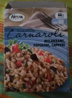 Risotto Carnaroli Melanzane peperoni capperi