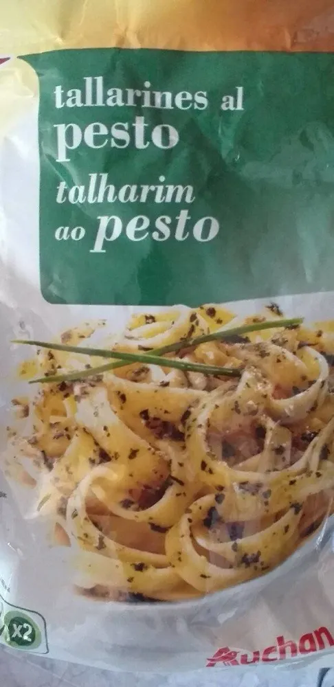 Tallarines al pesto