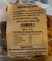 Treccine dolci alla mandorla