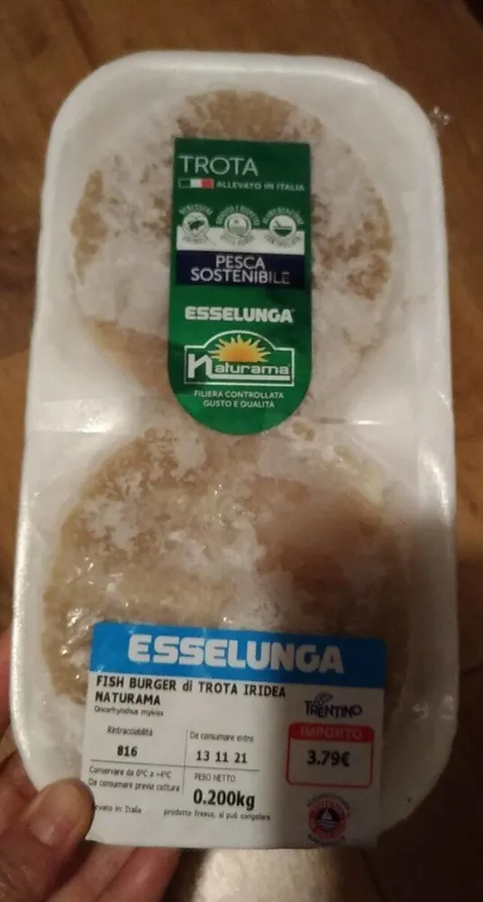 Fish Burger di Trota Iridea