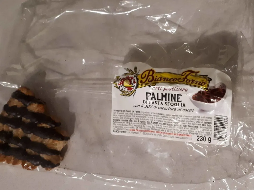 Palmine di pasta sfoglia