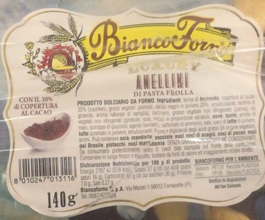 Anellini di pasta frolla