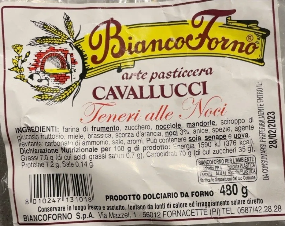Cavallucci alle noci