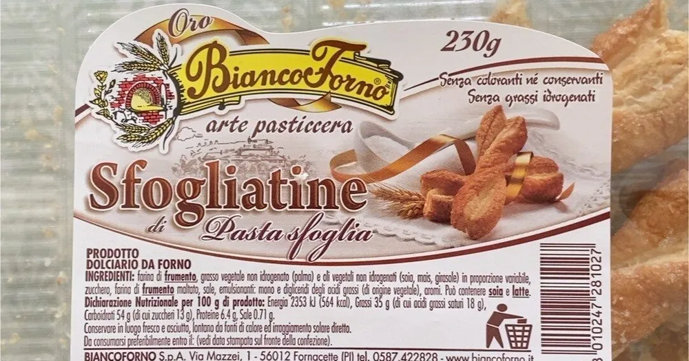 Sfogliatine di pasta sfoglia