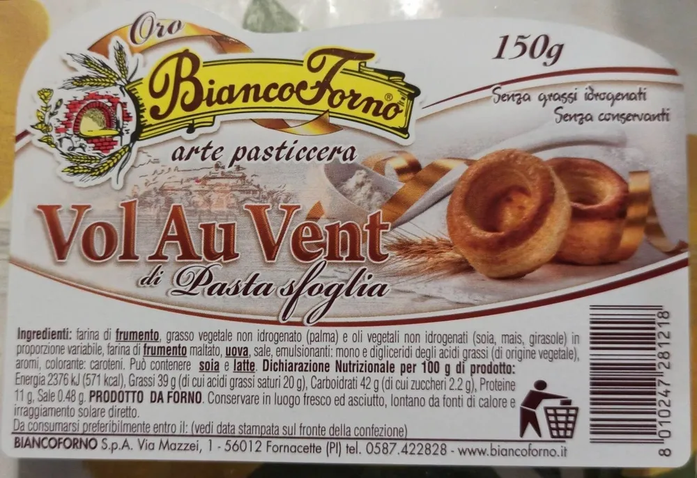 Vol Au Vent di pasta sfoglia
