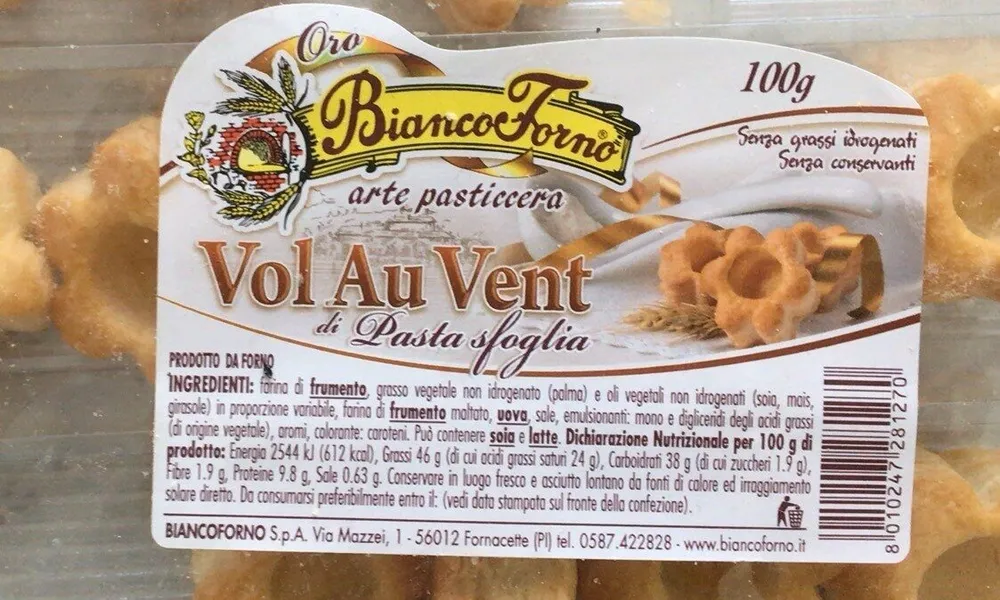 Vol au vent di padta sfoglia
