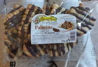 Palmine di pasta sfoglia con il 30% di copertura al cacao