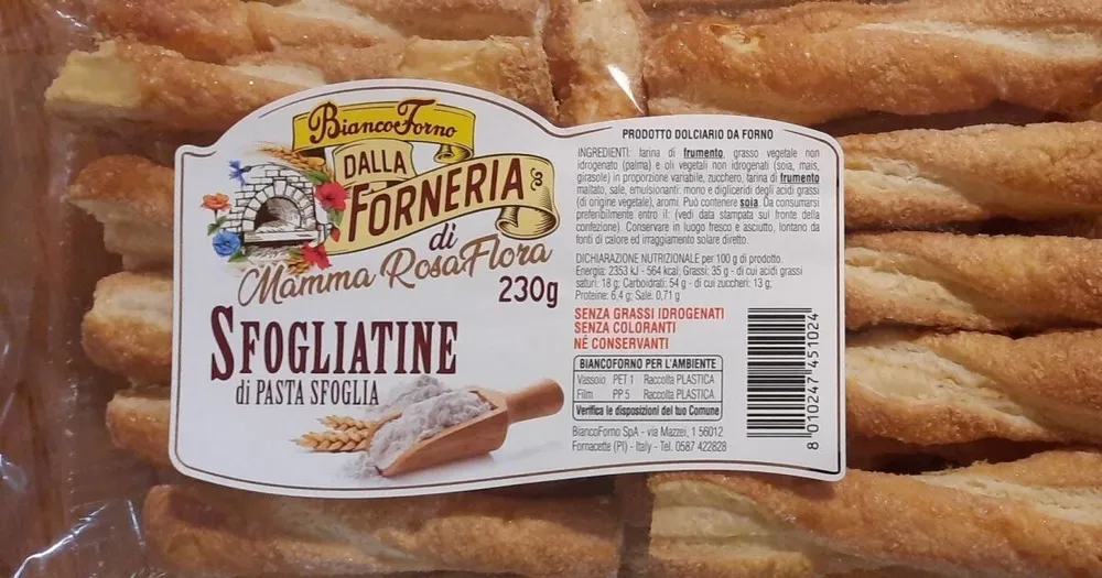 Sfogliatine di pasta sfoglia