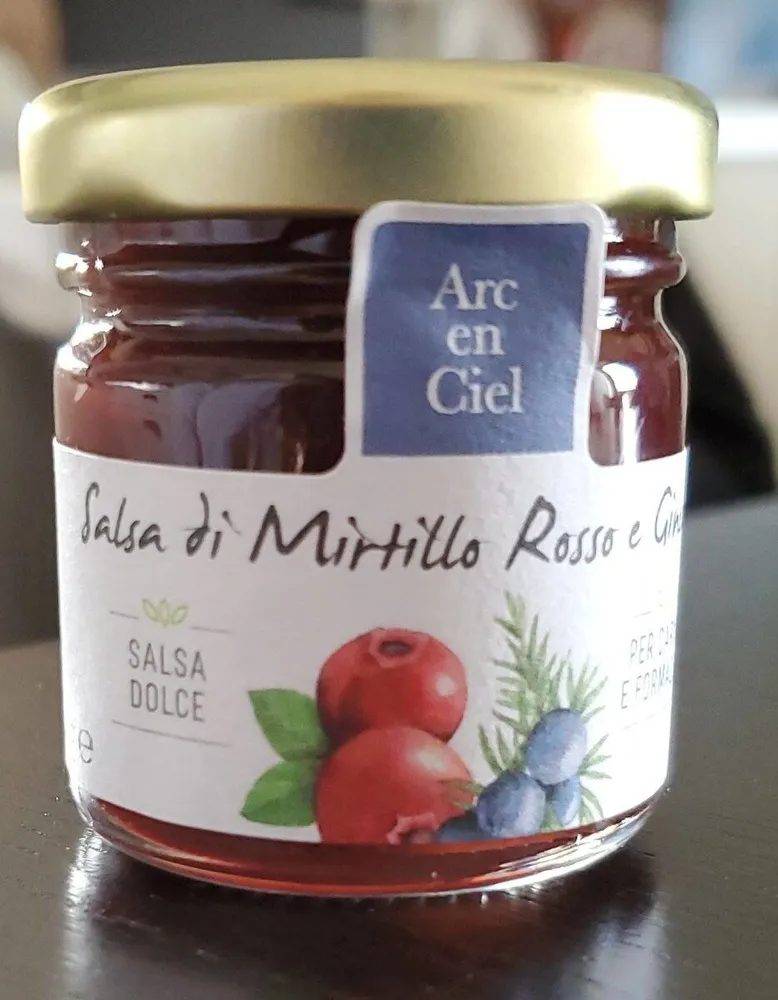 Salsa di mirtillo rosso e ginepro