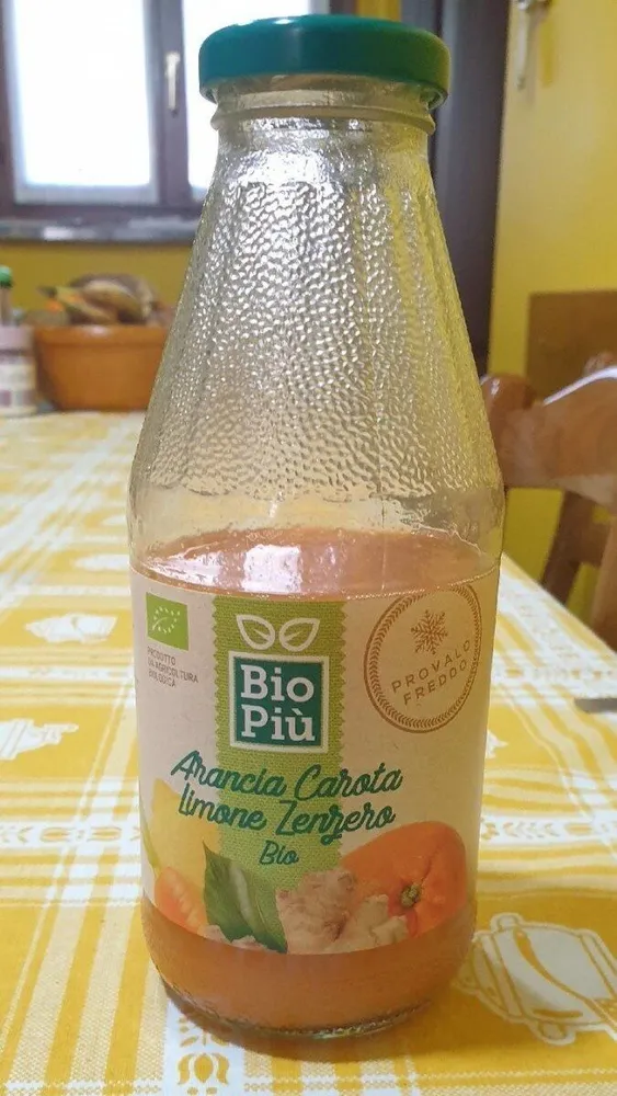 Arancia carota limone zenzero
