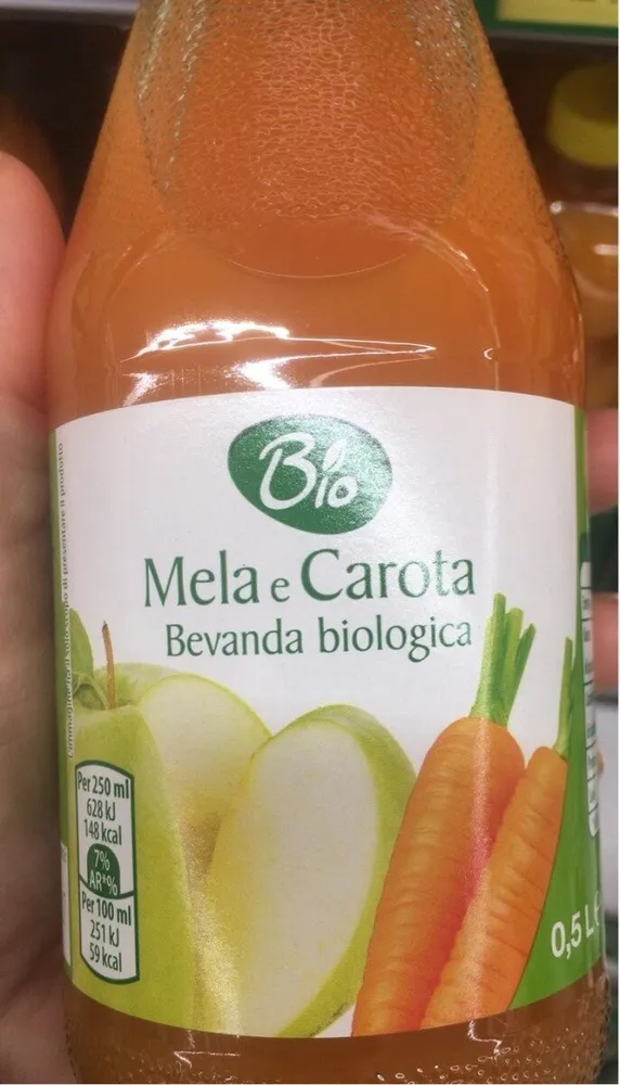 Succo mela e carota