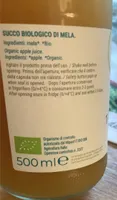 Succo biologico di Mela
