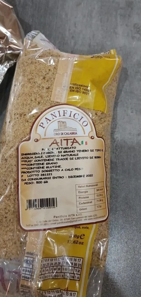 Pane grattugiato