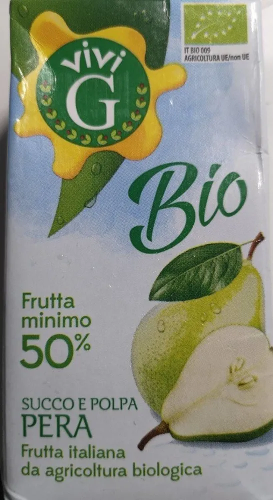 Succo e polpa pera