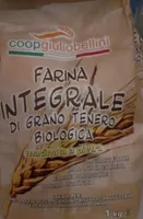 Farina integrale di grano tenero biologica macinata a pietra