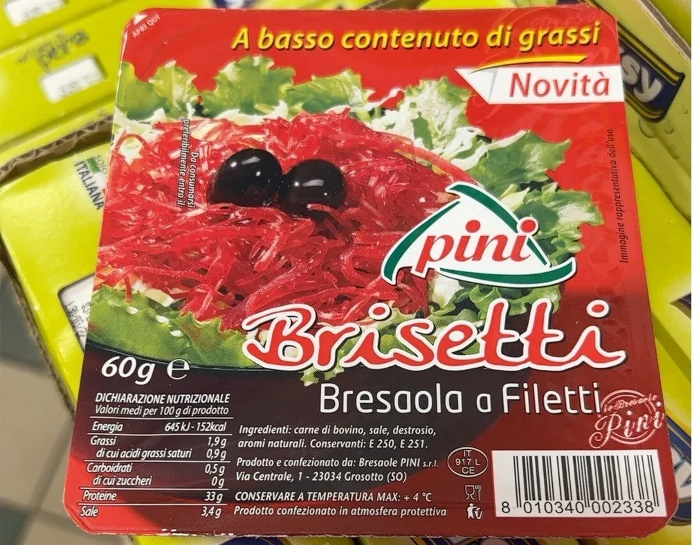 Brisetti bresaola a filetti