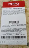 Baccalà alla vicentina