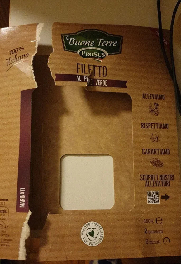 Filetto al pepe verde