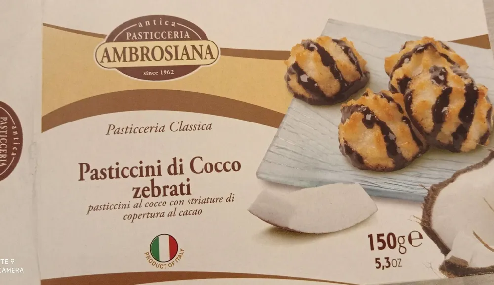 Pasticcini di cocco zebrati