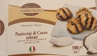 Pasticcini di cocco zebrati