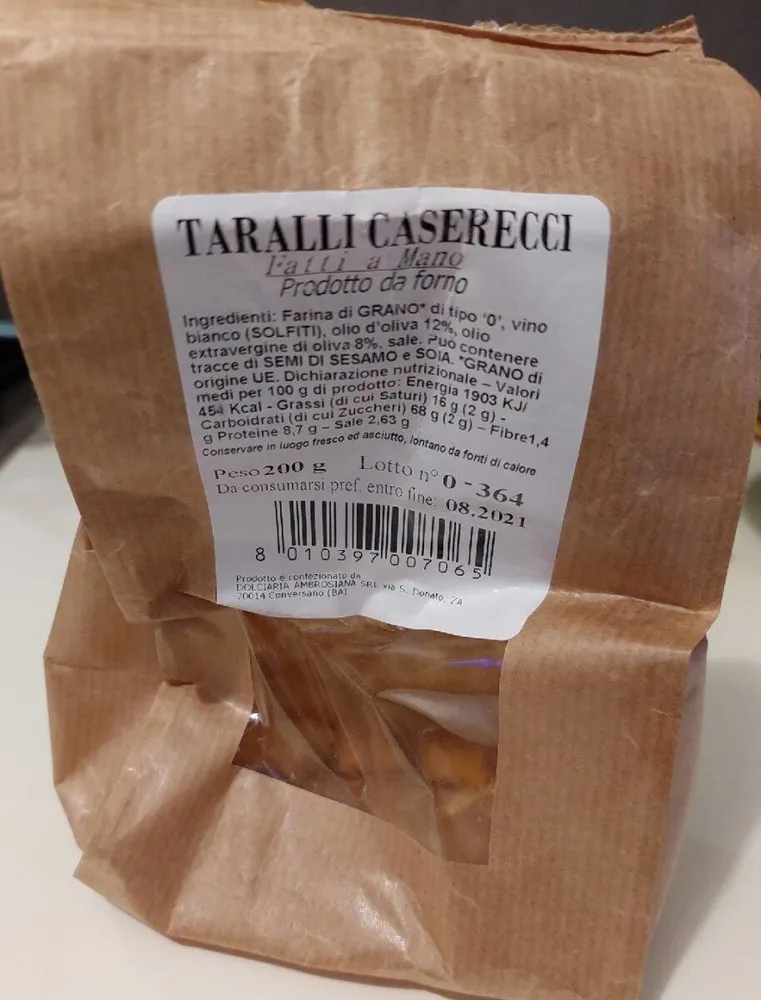 Taralli casarecci
