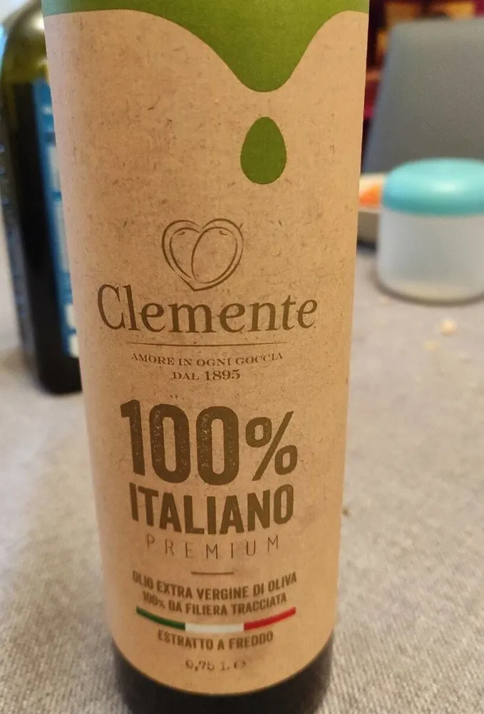 Olio extravergine di oliva 100% italiano