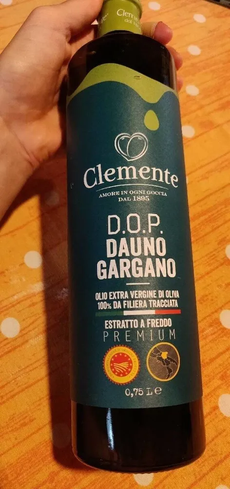 Olio extravergine di oliva D.O.P. Dauno Gargano