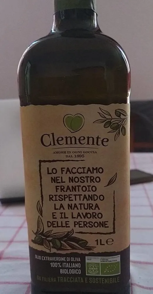 Olio extravergine di oliva 100 per 100 biologico