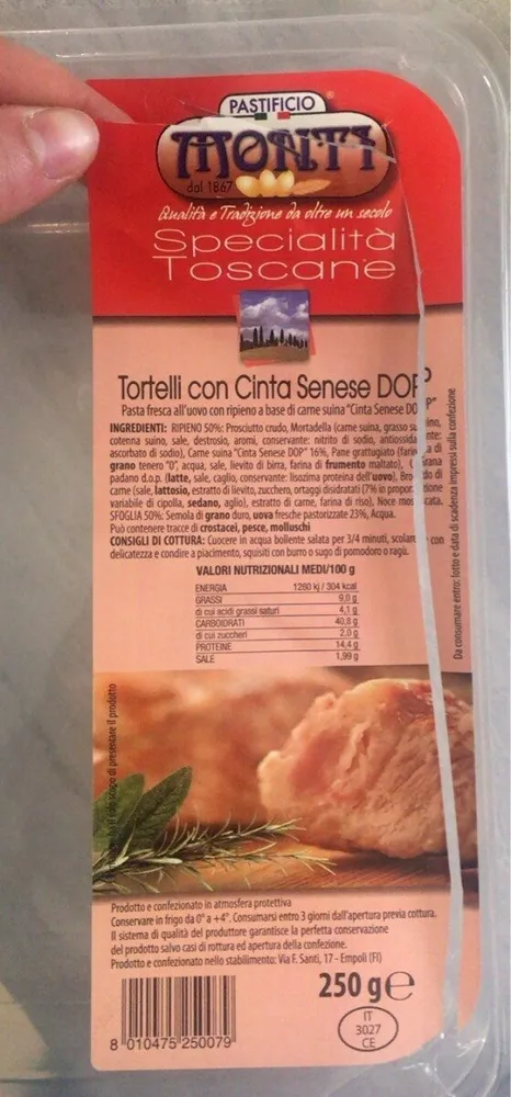 Tortelli con cinta senese