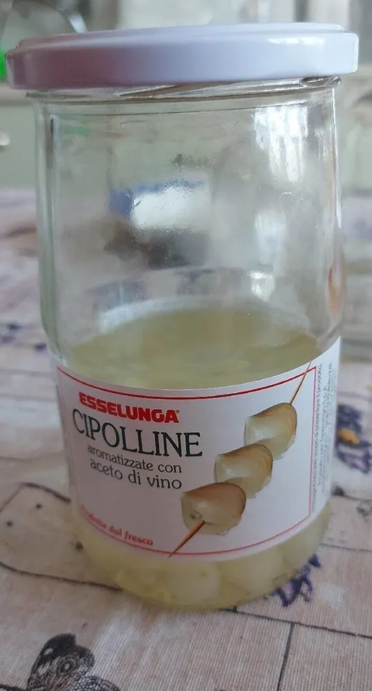 Cipolline aromatizzate con aceto di vino
